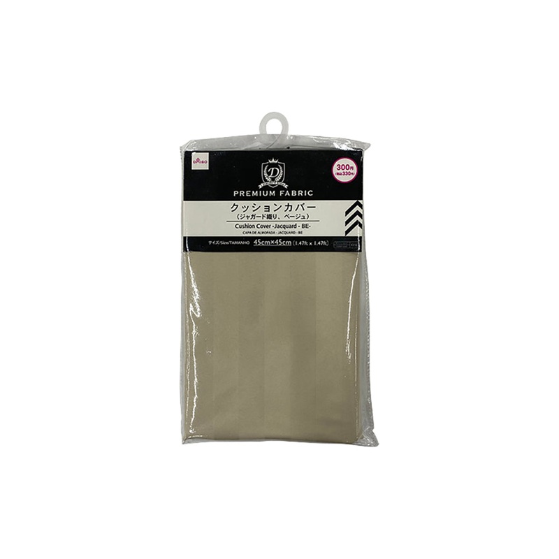 Cushion Cover Jacquard Beige