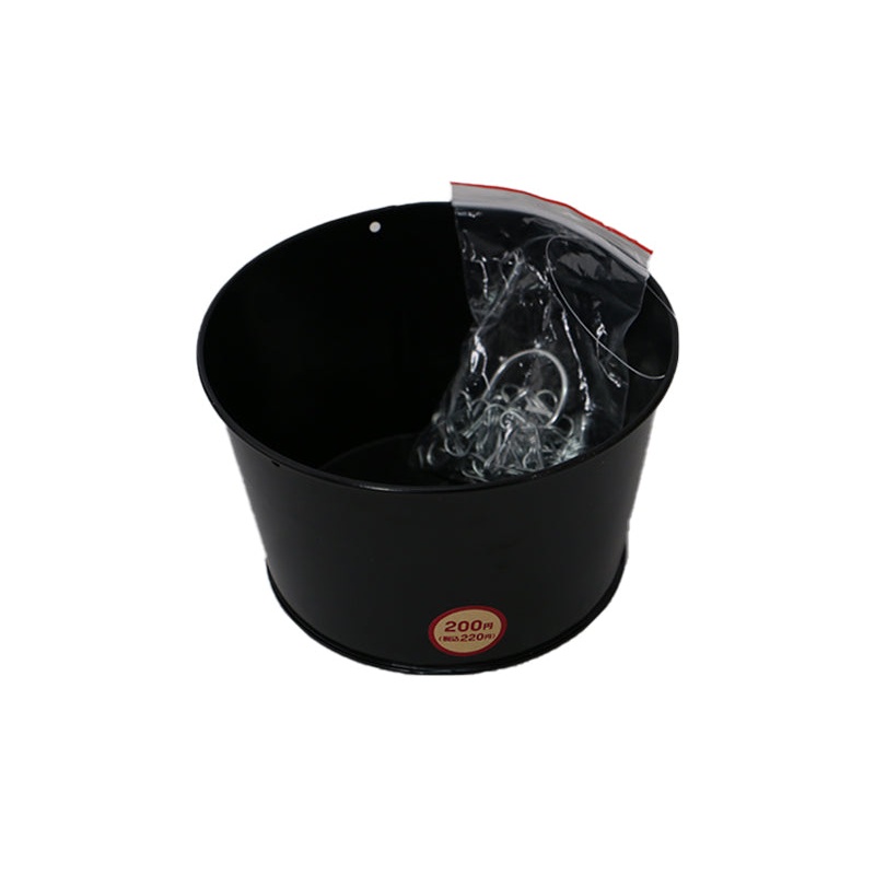 Hanging Pot Cover -Black - Diameter  5.90in x H3.54in - 15cm x 9cm-