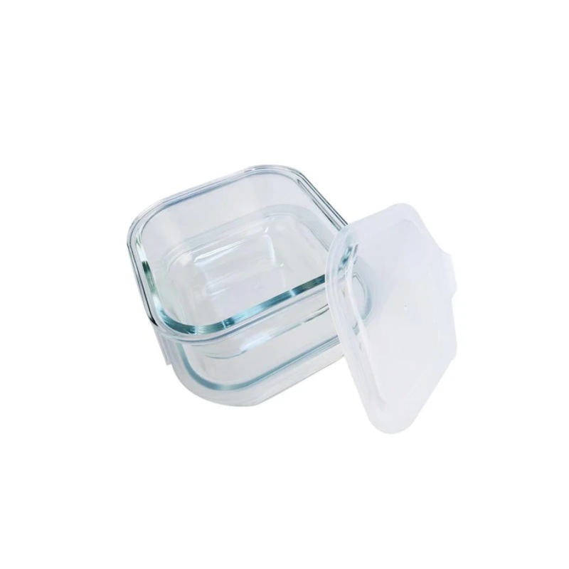 Heat Resistant Glass Tableware Square 500ml