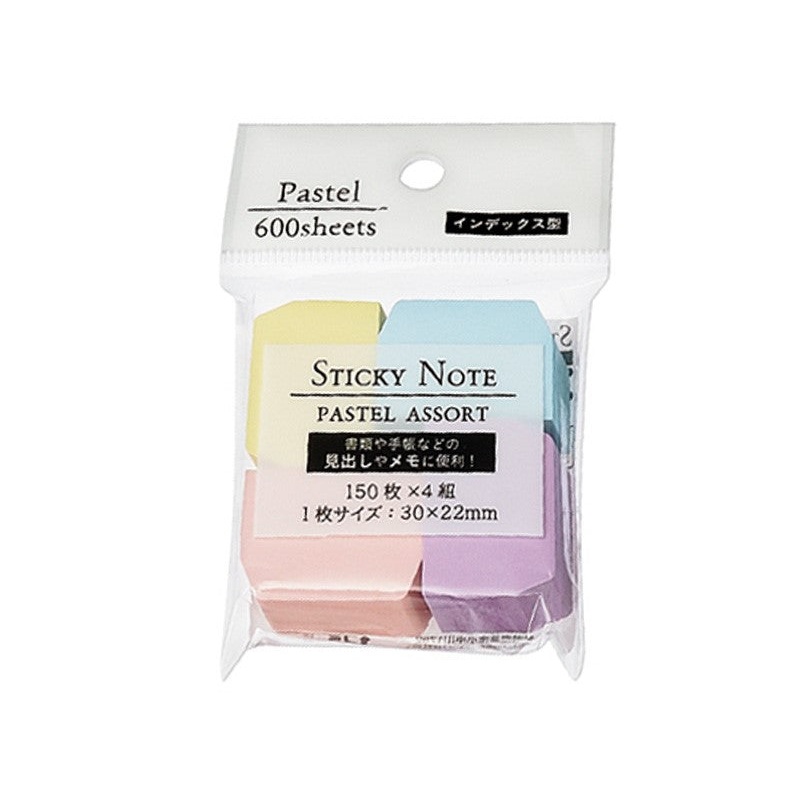 Index Type Sticky Notes Pastel