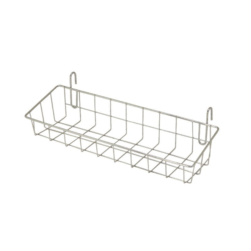 Chrome Plated Wire Basket Extra Long Rectangular