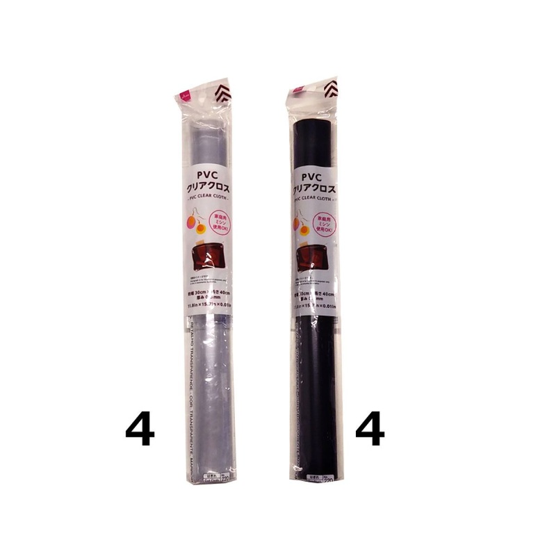 Pvc Clear Cloth Clear Brown