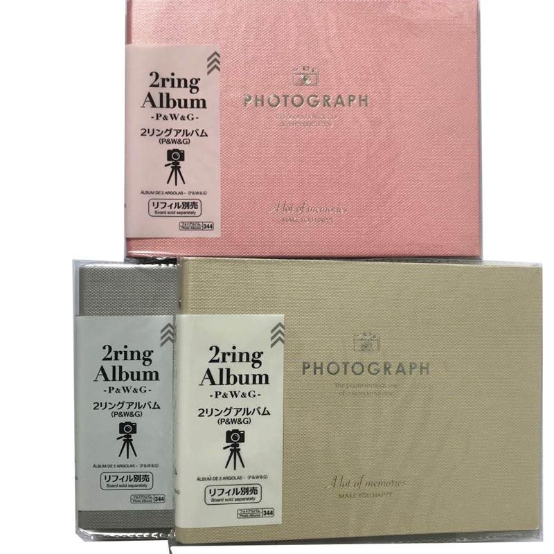 Two Ring Album Pink/Grey/Beige