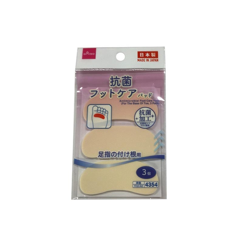 Antimicrobial Foot Care Pads for the Base of Toe