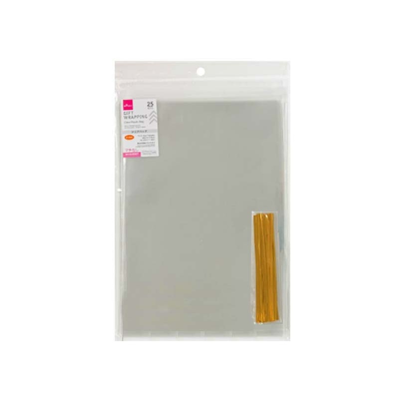Clear Plastic Bag 10.23in x 7.08in