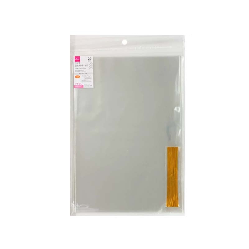 Clear Plastic Bag 31cm x 22cm