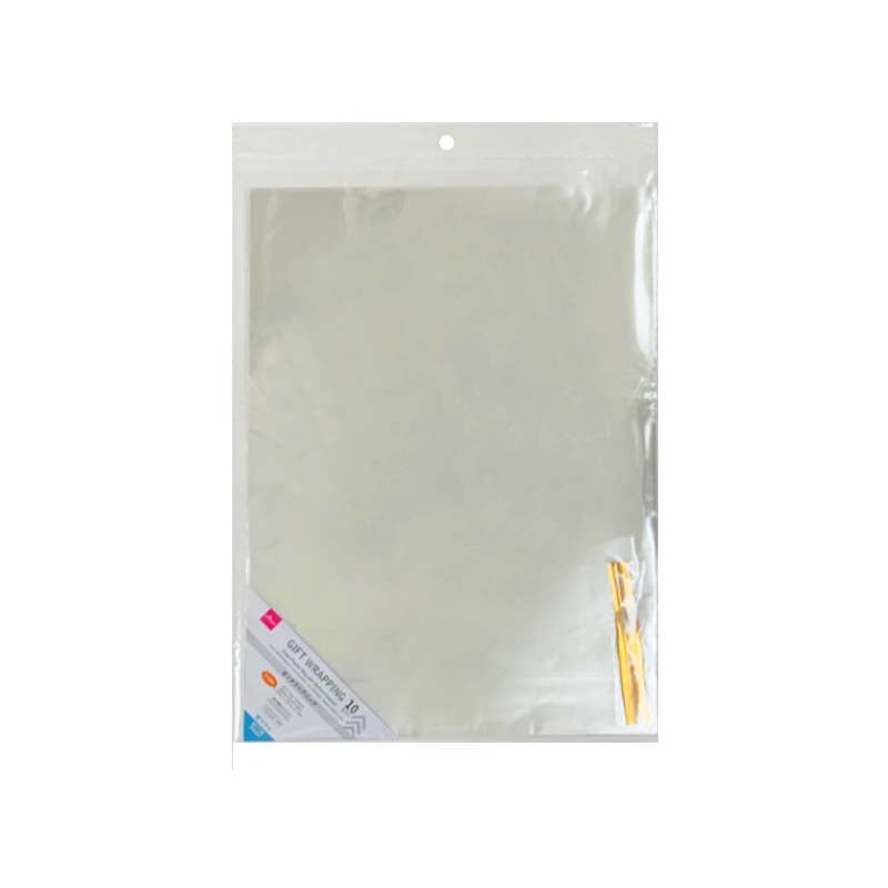 Clear Plastic Bag with Bottom Gusset  40cm x 30cm x 8cm