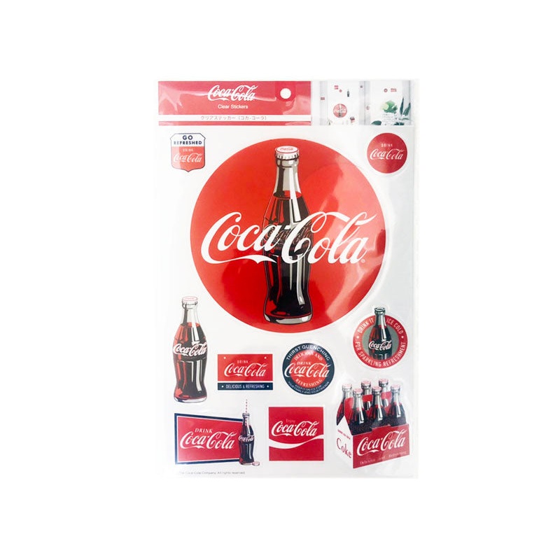 Clear Sticker Coca Cola