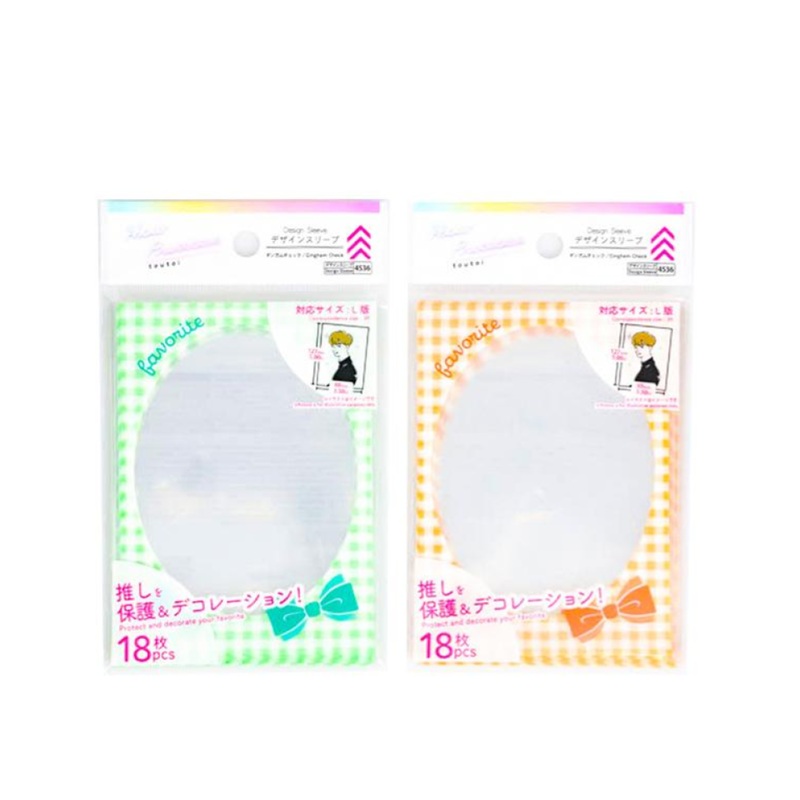 Design Sleeve D Gingham Check Green/Orange