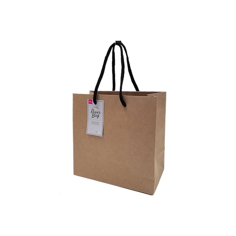Embossing Craft Paper Bag Plain 19.5cm x 19.5cm x 11cm
