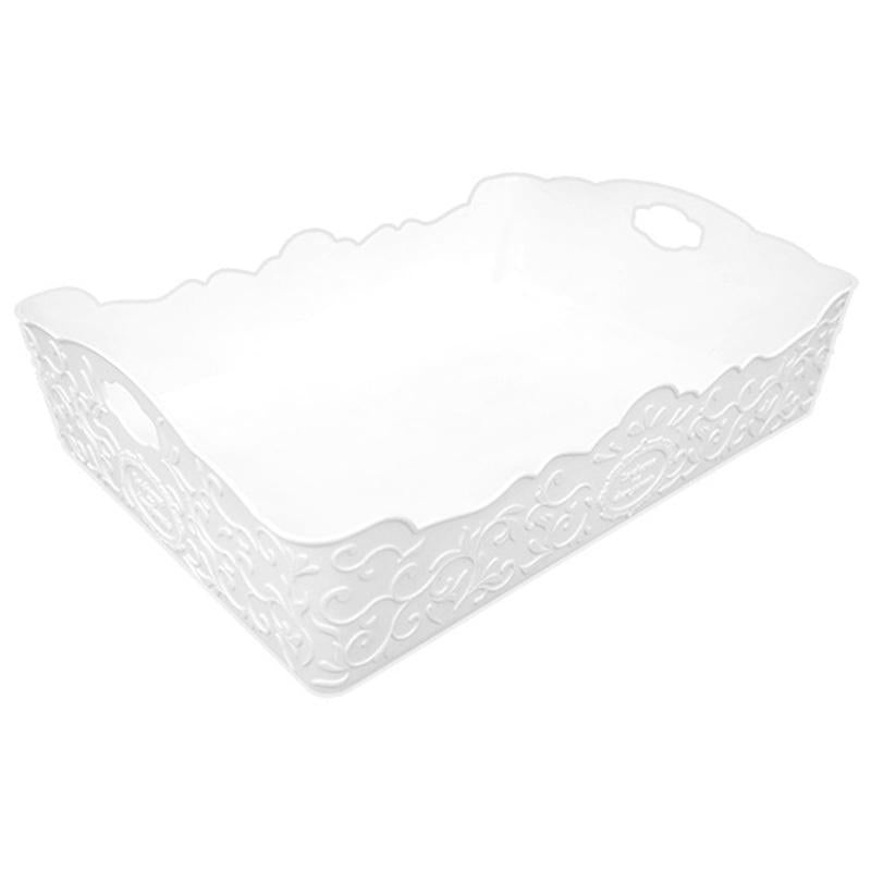 A4 Basket Decorative White