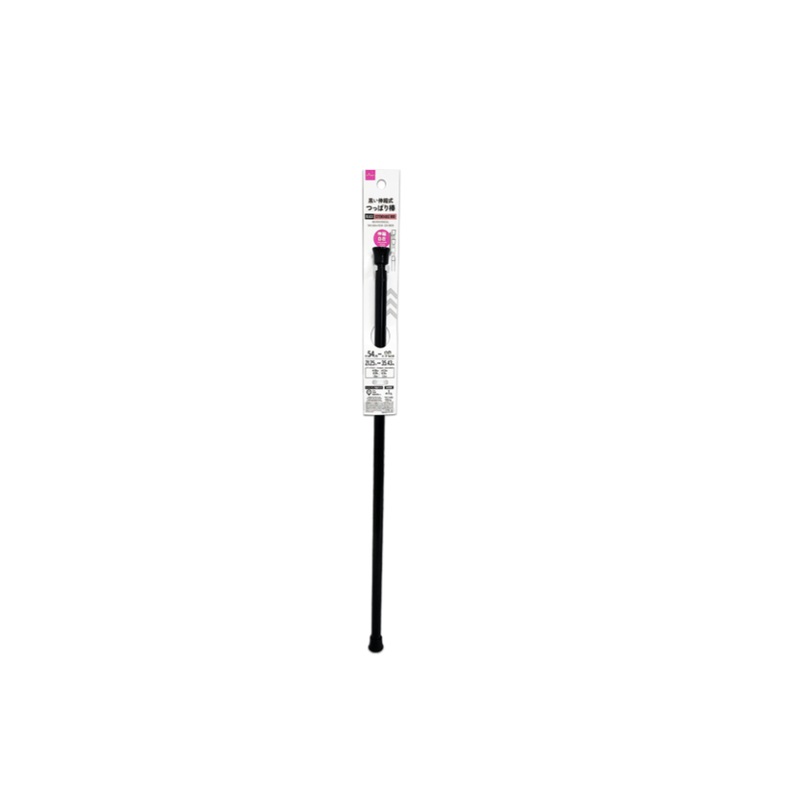Black Extendable Rod 54cm to 90cm