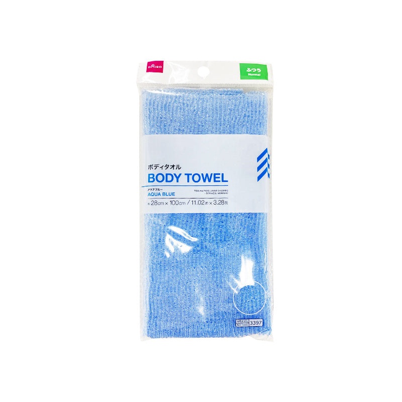 Body Towel Aqua Blue Normal