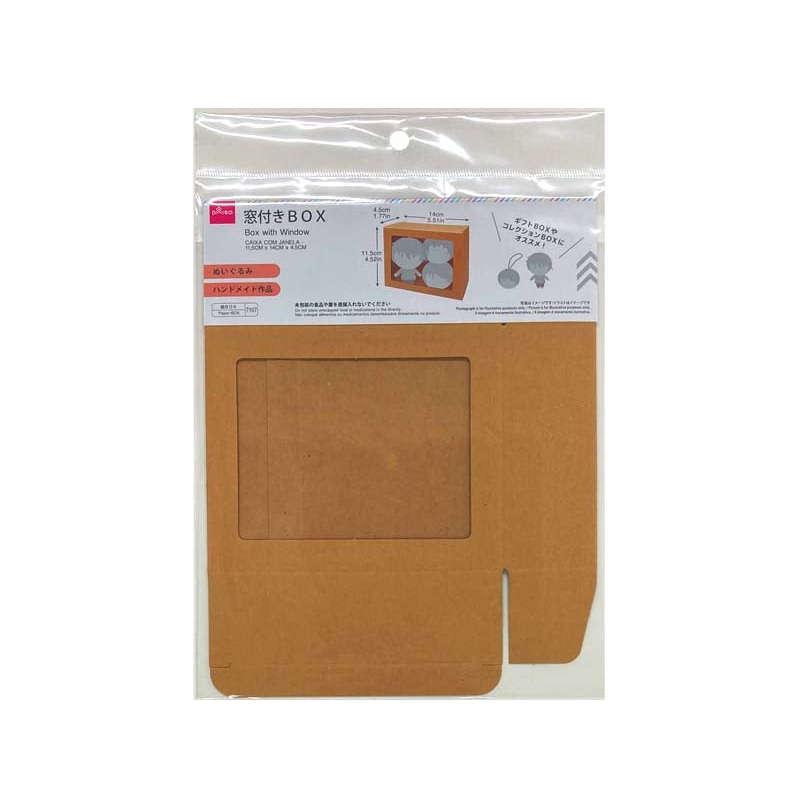 Box with Window 11.5cm x 14cm x 4.5cm