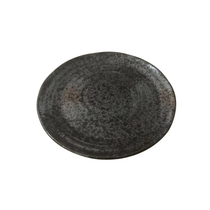 Lightweight Tenmoku Medium Plate 17.2cm x 1.6cm