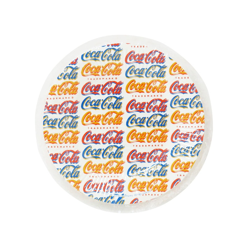 Paper Plate Coca Cola Logo Pattern 6.29in