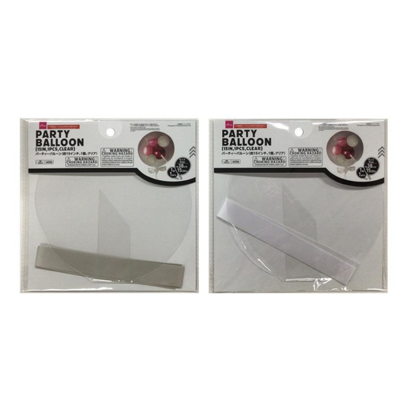 Party Balloon 15in Clear