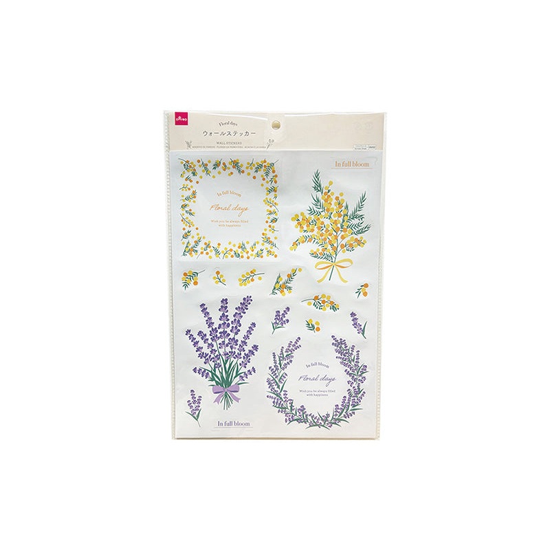 Wall Stickers Spring Flower Mimosa & Lavender