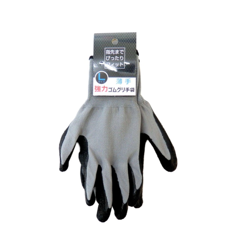 Crinkled Latex Palm Coated Gloves L Size