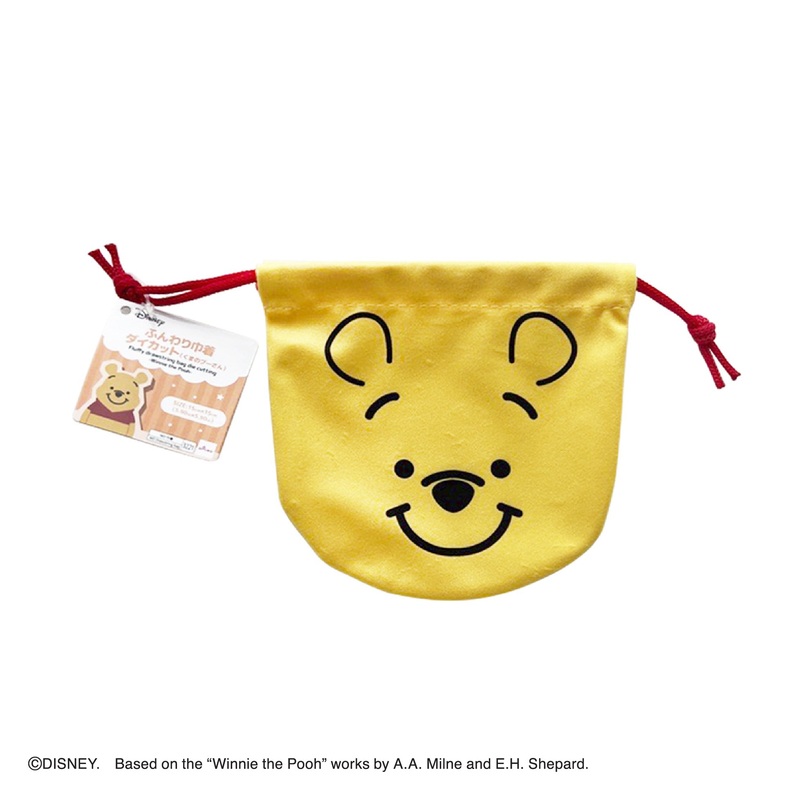 Fluffy Drawstring Bag Die Cutting Winnie the Pooh