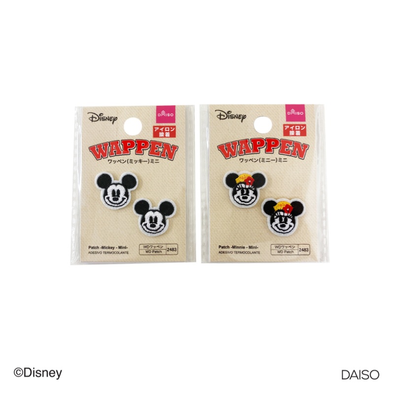Mini Patch Mickey Minnie