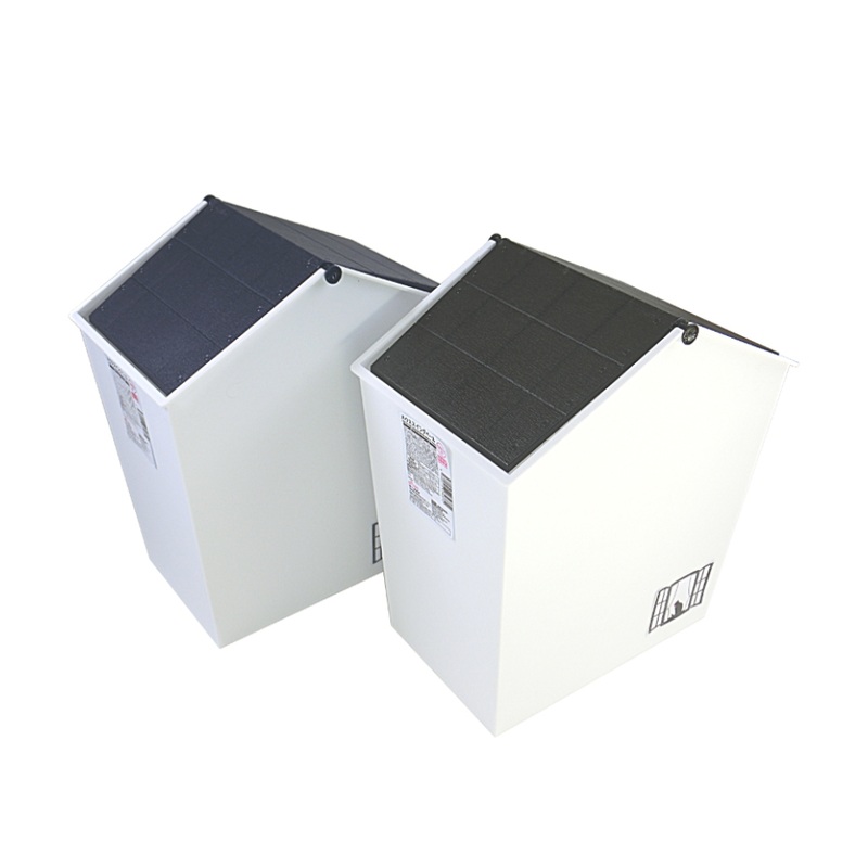 Dust Box with Swing Lid House Shape