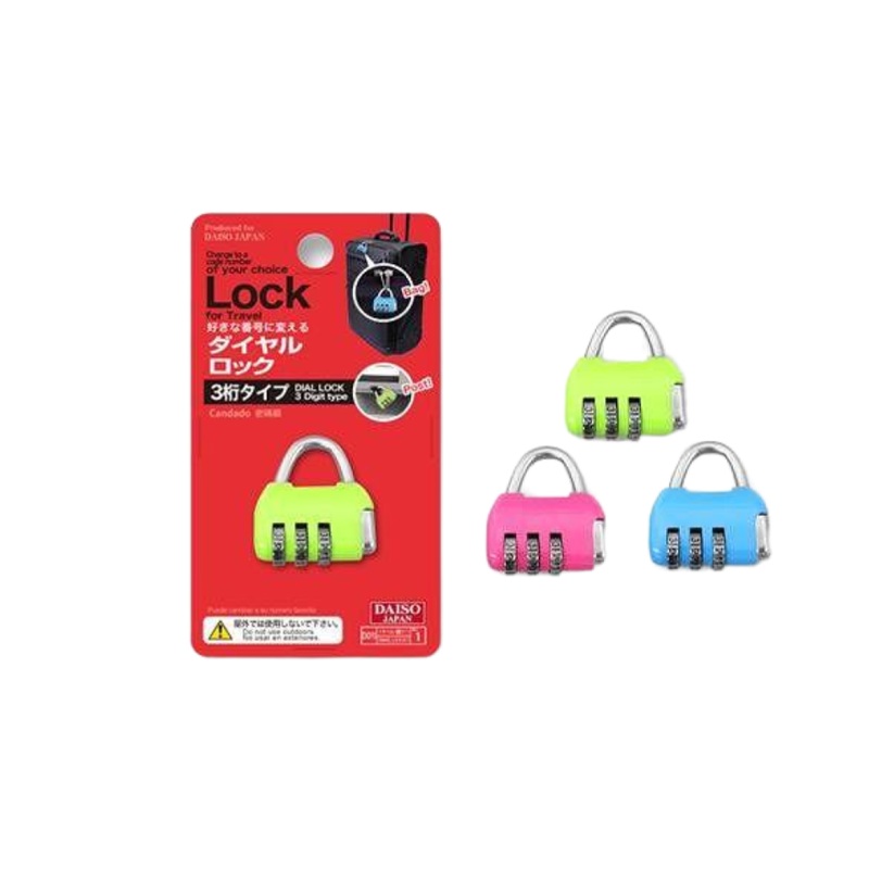 Dial Lock Three Digit Type