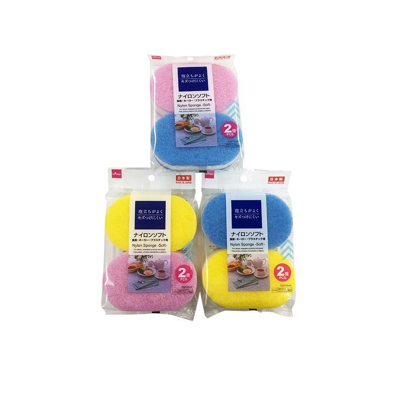 Kitchen Sponge Nylon Soft 1.3in x 2.8in x 4.4in