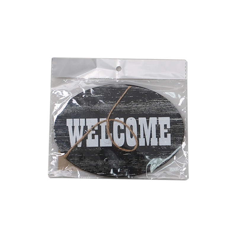 Wooden Welcome Plate Oval