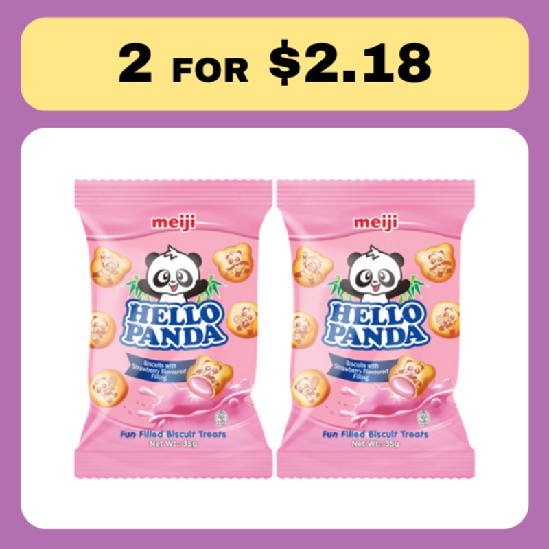 Meiji Hello Panda Strawberry
