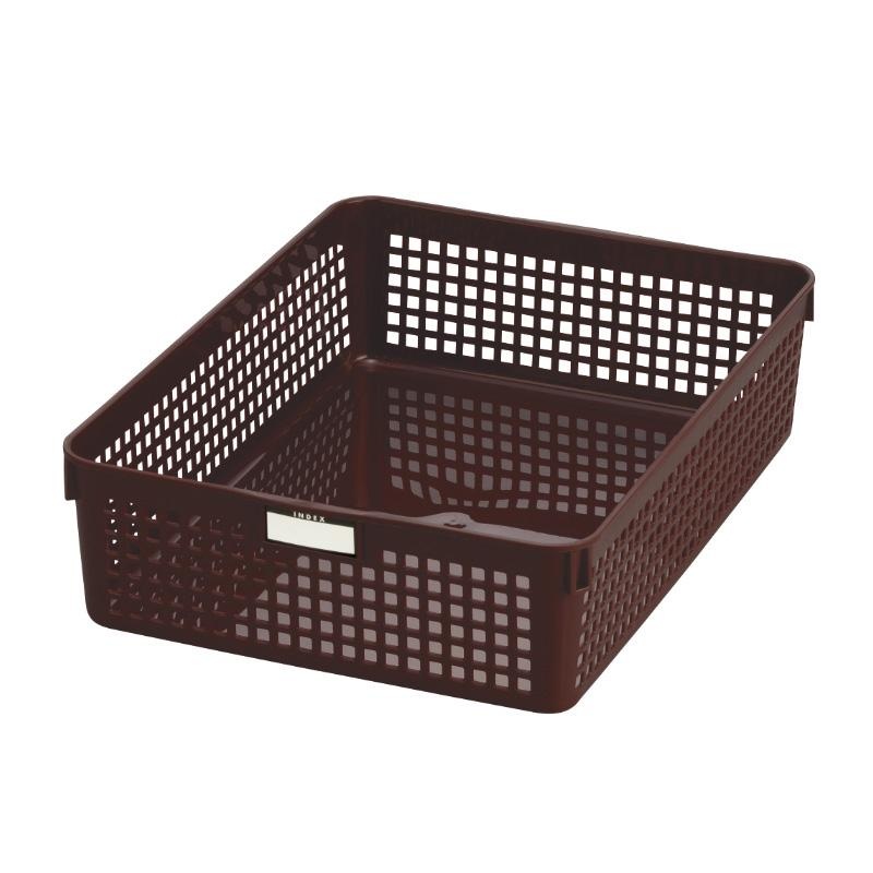 Name Basket A4 Brown
