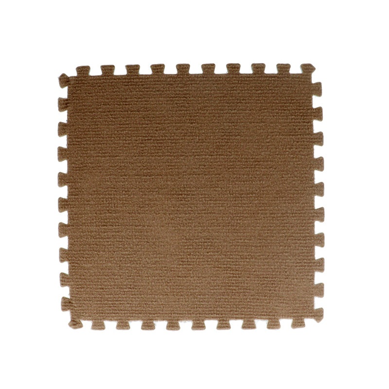 Puzzle Mat Carpet Type Mocha Brown