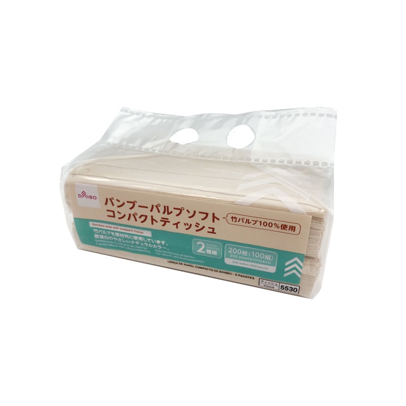 Bamboo Pulp Soft Compact Tissue