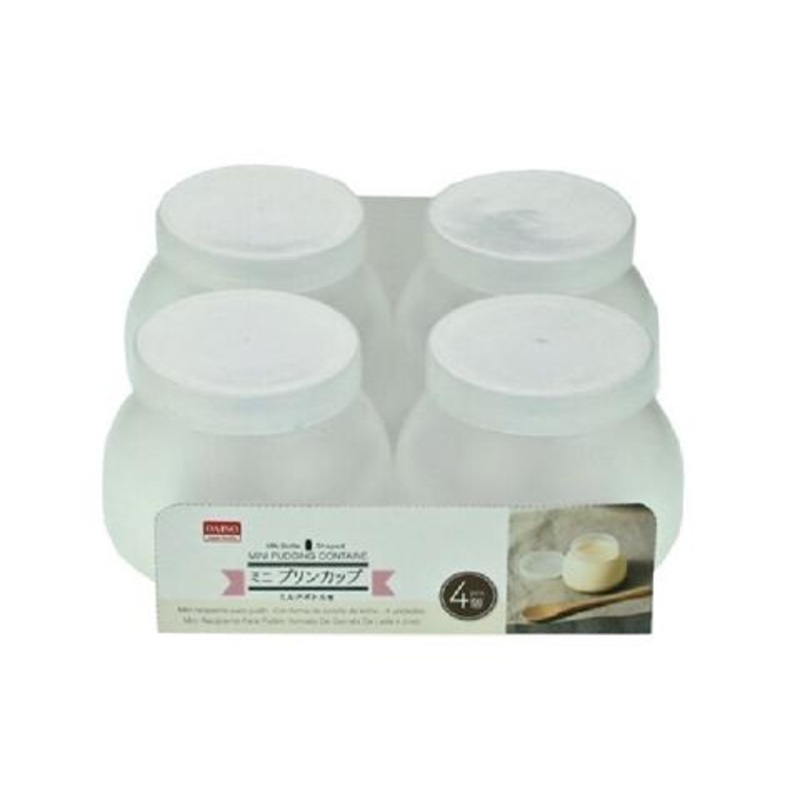 Mini Pudding Cup Milk Bottle Shaped