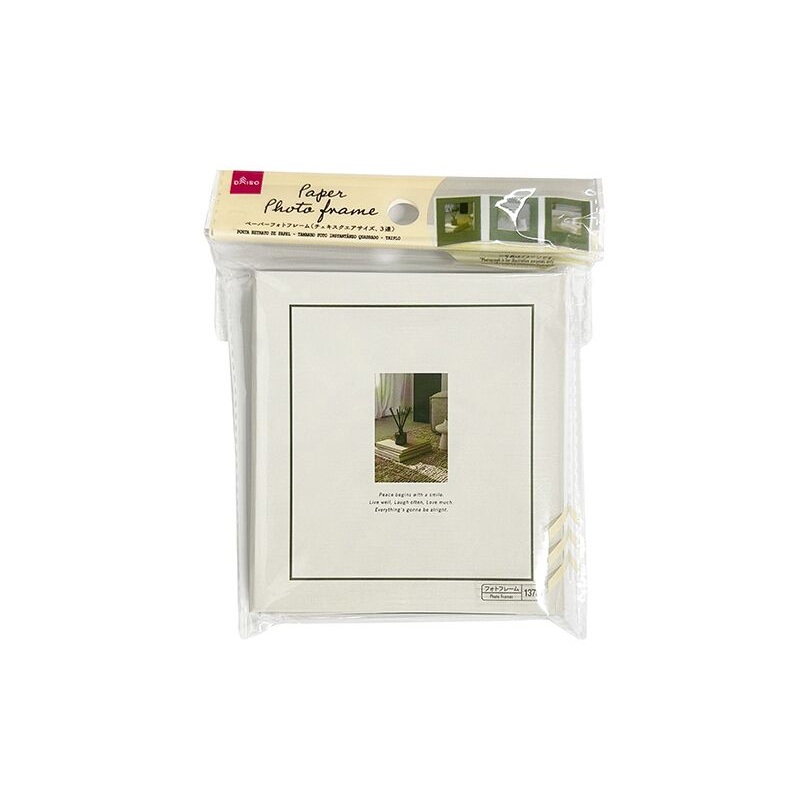 Paper Photo Frame Instax Square Size Triple