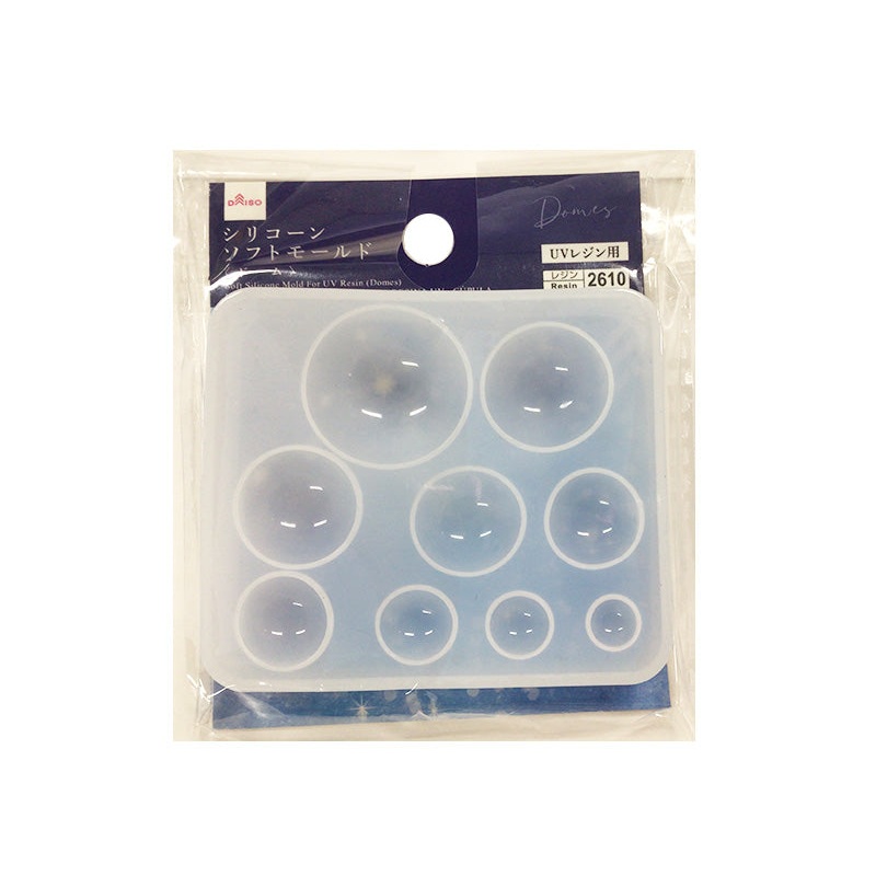 Soft Silicone Mold for UV Resin Domes