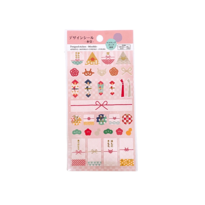 Designed Stickers Mizuhiki 1 Sheet