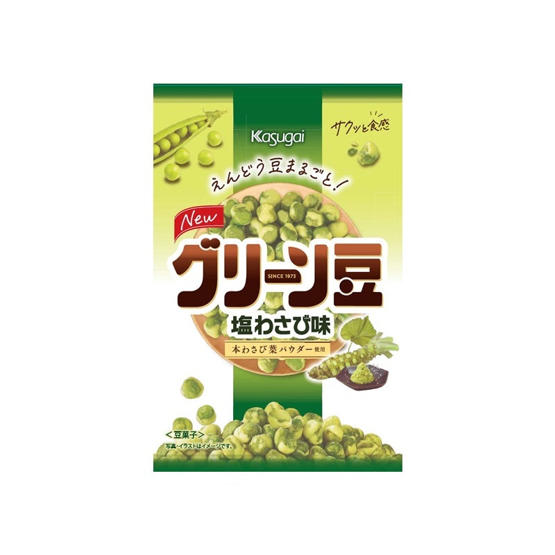 Kasugai Green Pea Salt Wasabi Flavor 73g