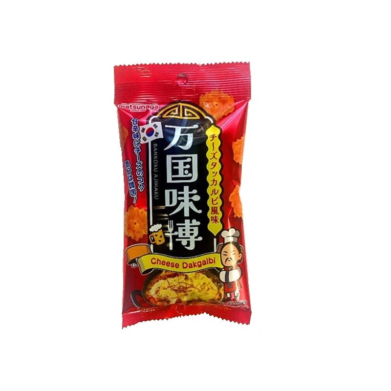 Matunagaseika Bankoku Ajihaku Cheese Dakkalbi Flavor 30g