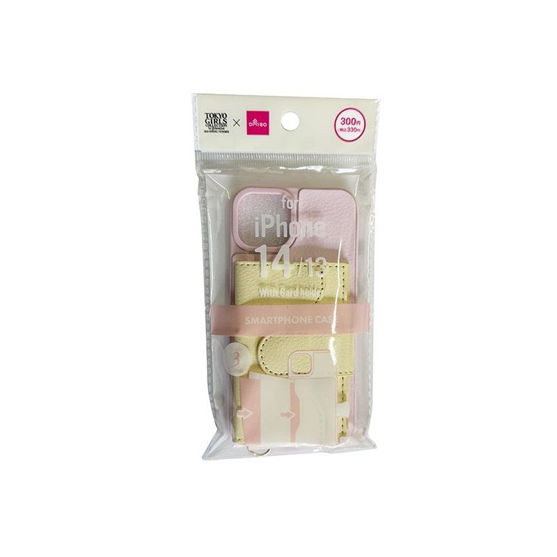 Smartphone Case with Holder Pink/Ivory