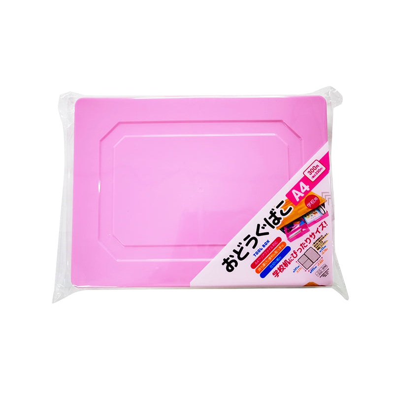 Tool Box A4 with Handle and Partitions Pink