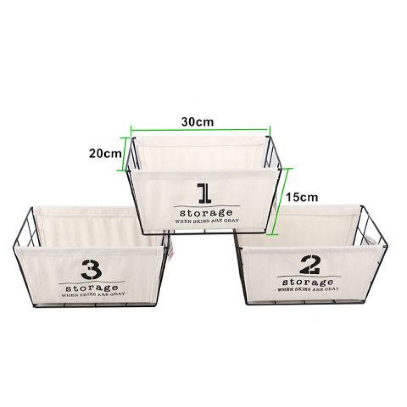 Wire Basket 30cm x 20cm x 15cm