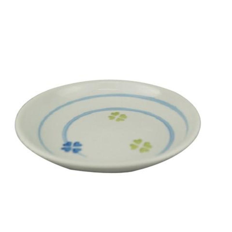 Arita Clover Dish with Thick Rim M
