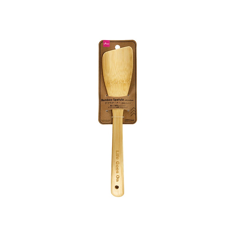 Bamboo Spatula with Inclined