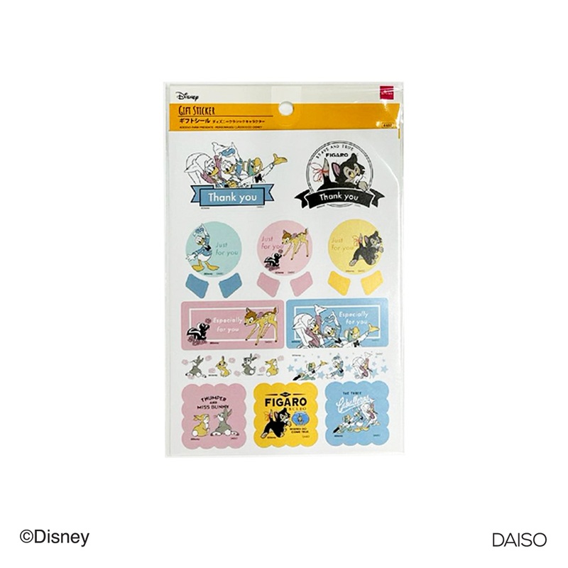 Gift Sticker Disney Classics Character