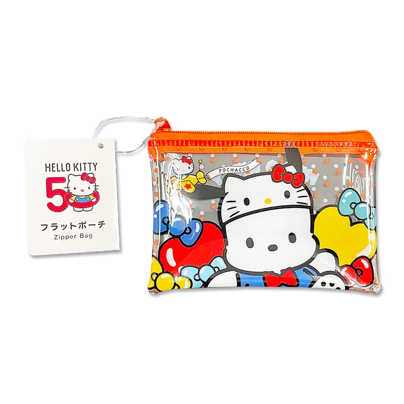 Pochacco 50th Anniversary Flat Pouch S