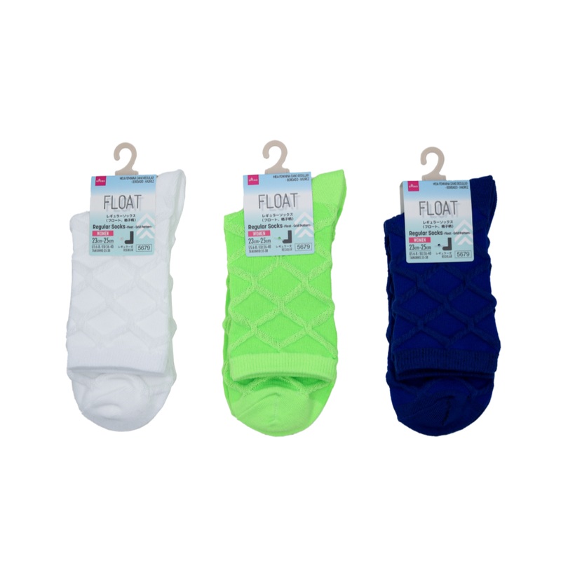 Regular Socks Float Grid Pattern