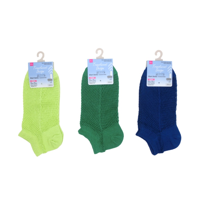 Short Socks Translucent Mesh