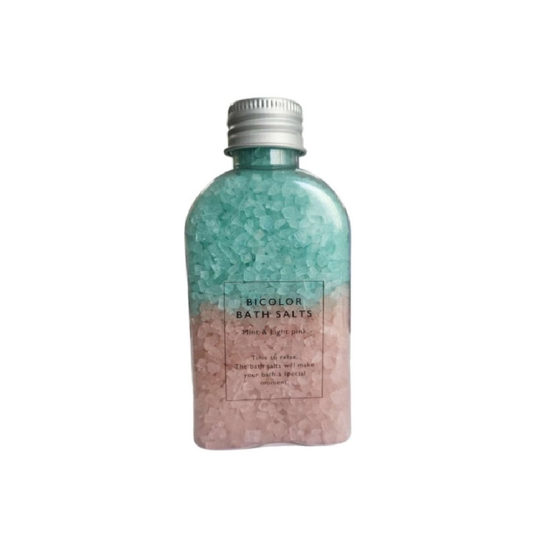 Bath Salt Bicolor Mint and Light Pink