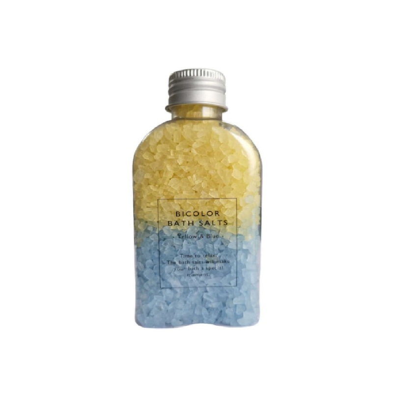 Bath Salt Bicolor Yellow and Blue